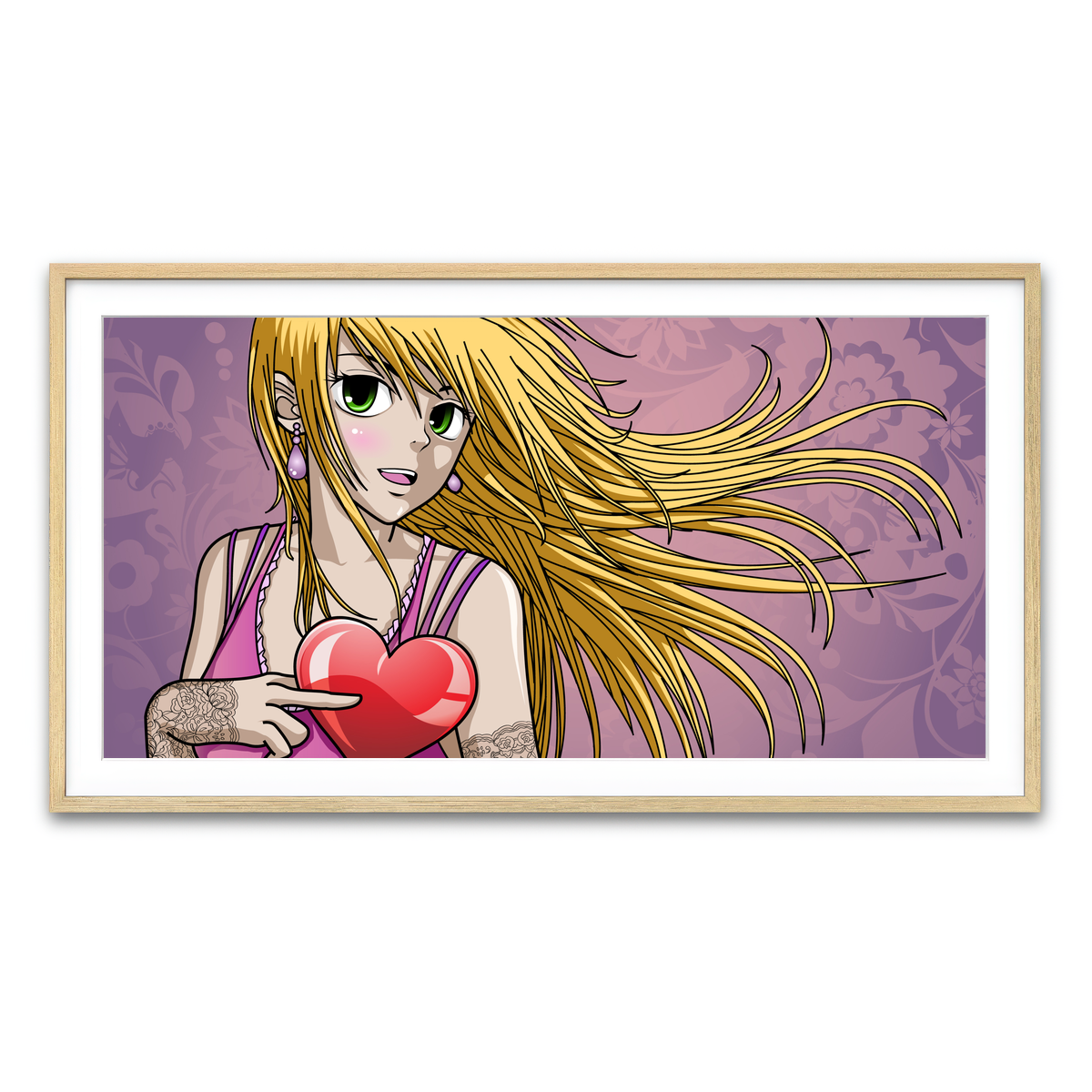 Framed Print 2x1 Natural