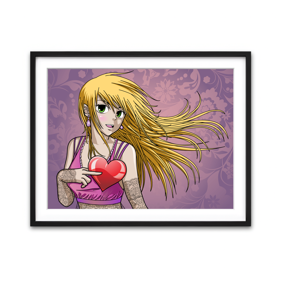 Framed Print 4x3 Black