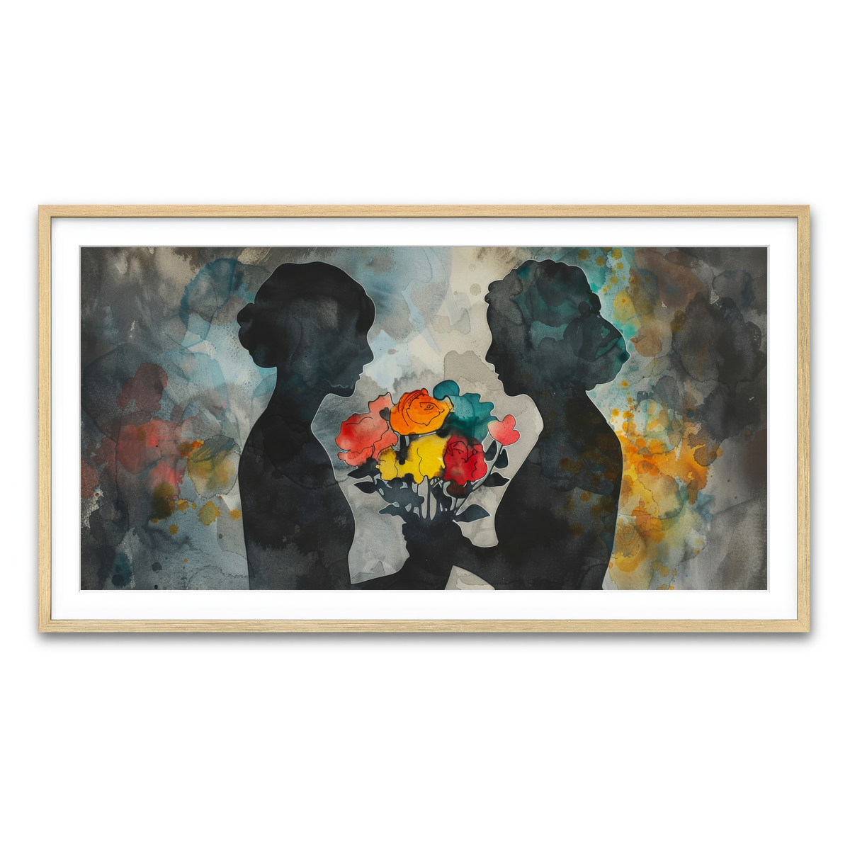 Framed Print 2x1 Natural