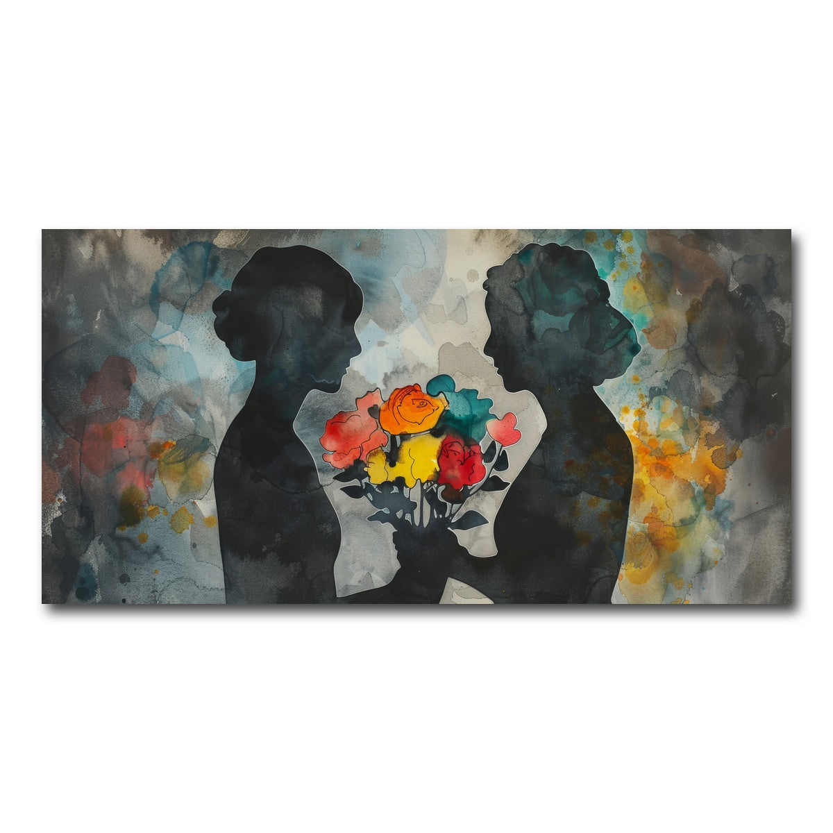 AUTO-MOCKUP WHITE | Give Flowers | 1 Piece | Gallery Wrap Canvas | group=2x1