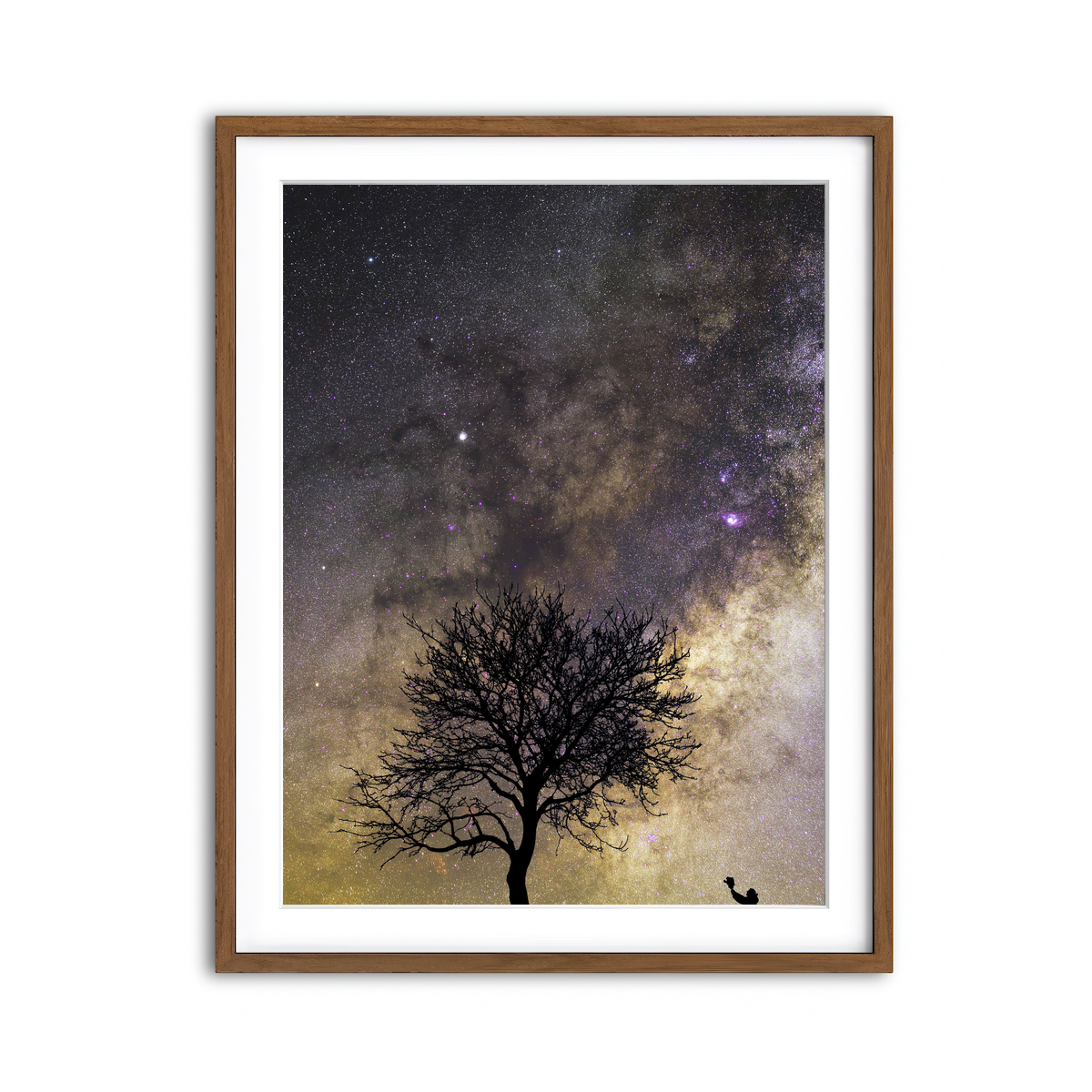 Framed Print 3x4 Walnut