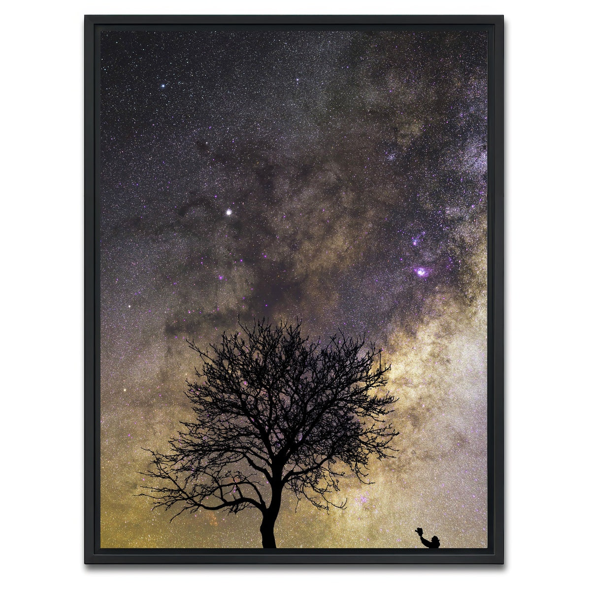 AUTO-MOCKUP WHITE | Give Life | 1 Piece | Black Framed Canvas | group=3x4