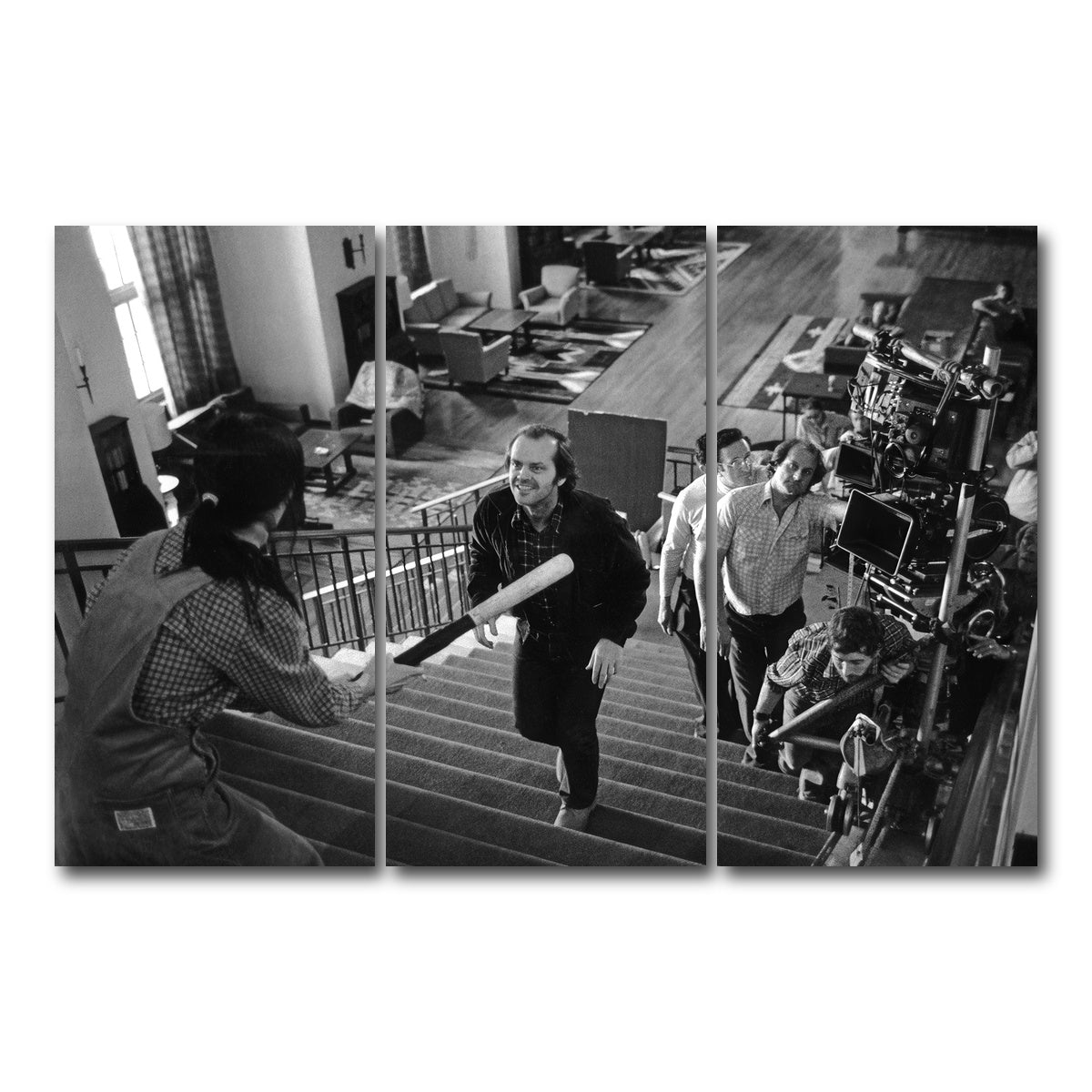 AUTO-MOCKUP WHITE | Give me the Bat | 3 Piece | Gallery Wrap Canvas | group=12x24