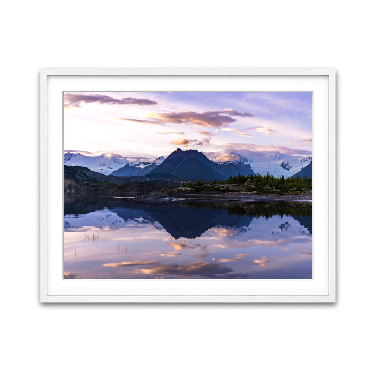 Framed Print 4x3 White