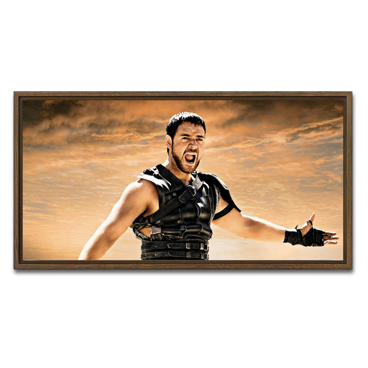AUTO-MOCKUP WHITE | Gladiator | 1 Piece | Walnut Framed Canvas | group=2x1