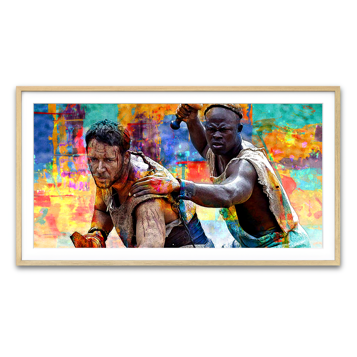 Framed Print 2x1 Natural