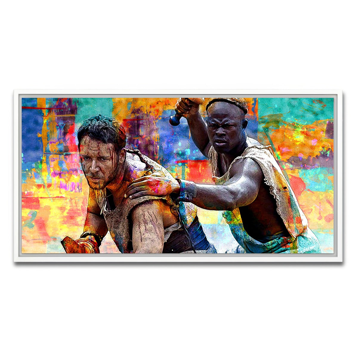 AUTO-MOCKUP WHITE | Gladiators | 1 Piece | White Framed Canvas | group=2x1