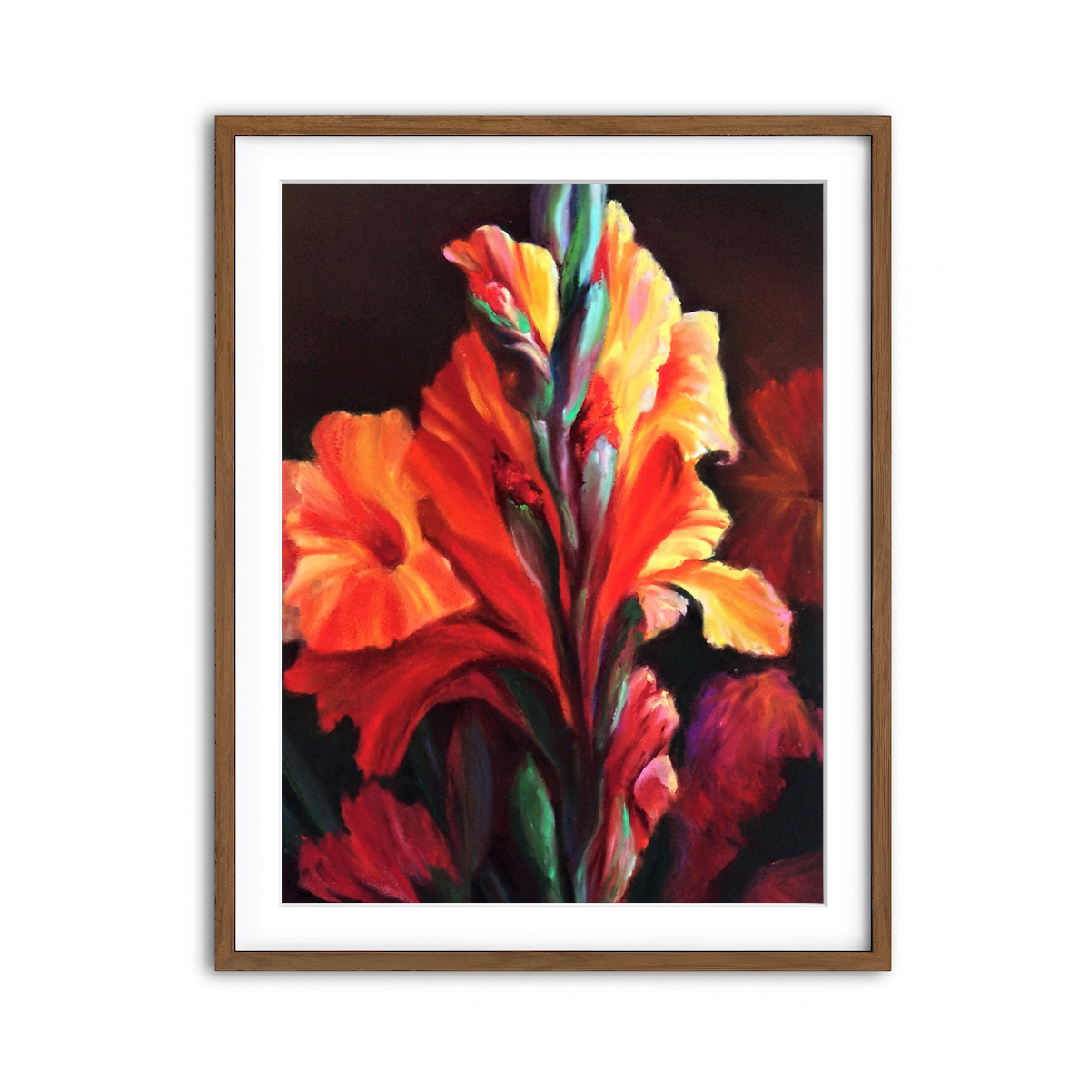 Framed Print 3x4 Walnut