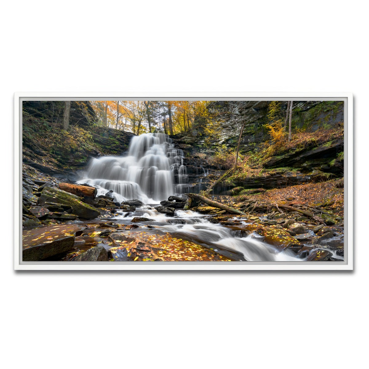 AUTO-MOCKUP WHITE | Glass Half Full | 1 Piece | White Framed Canvas | group=2x1