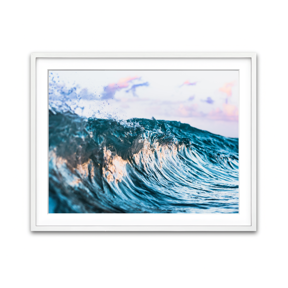Framed Print 4x3 White