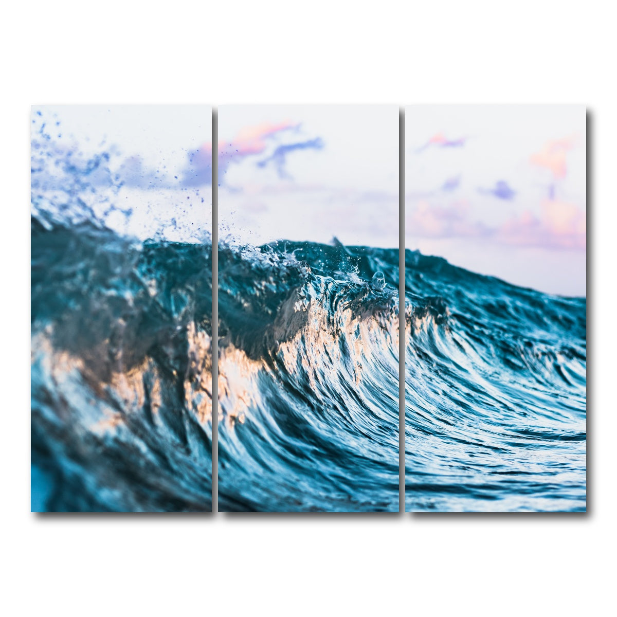 AUTO-MOCKUP WHITE | Glassy Break | 3 Piece | Gallery Wrap Canvas | group=8x18