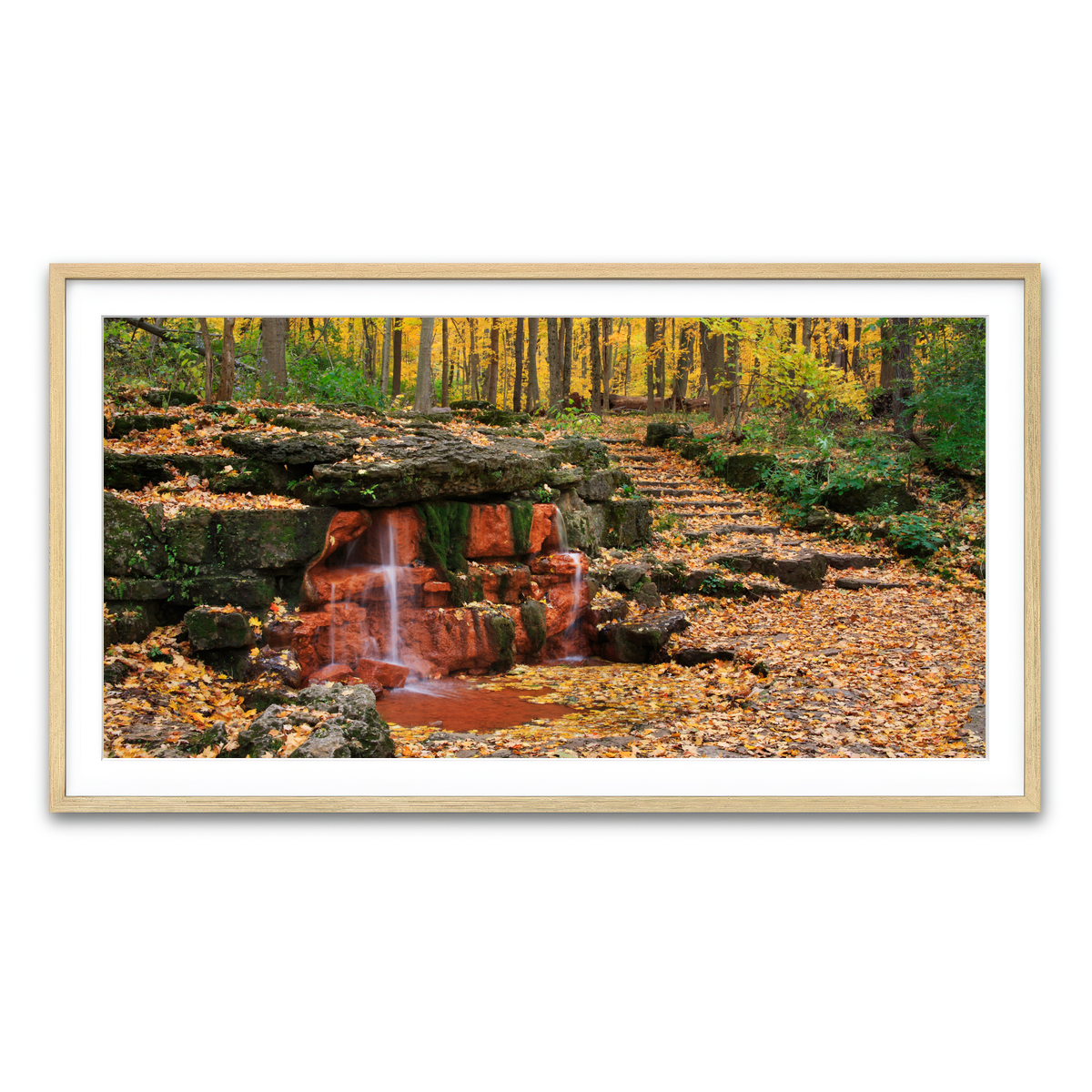 Framed Print 2x1 Natural