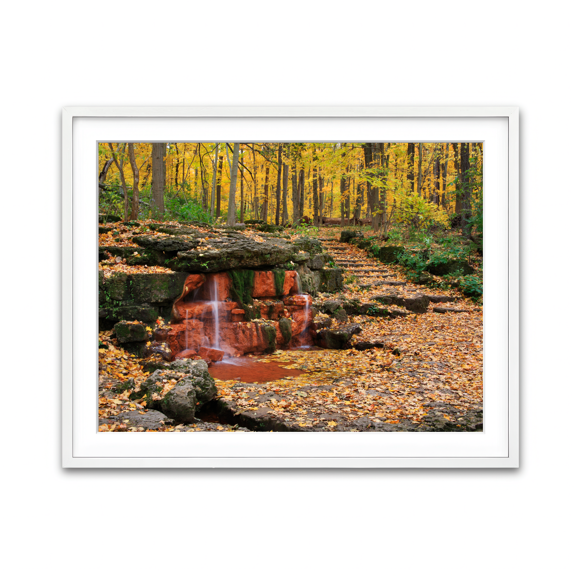 Framed Print 4x3 White