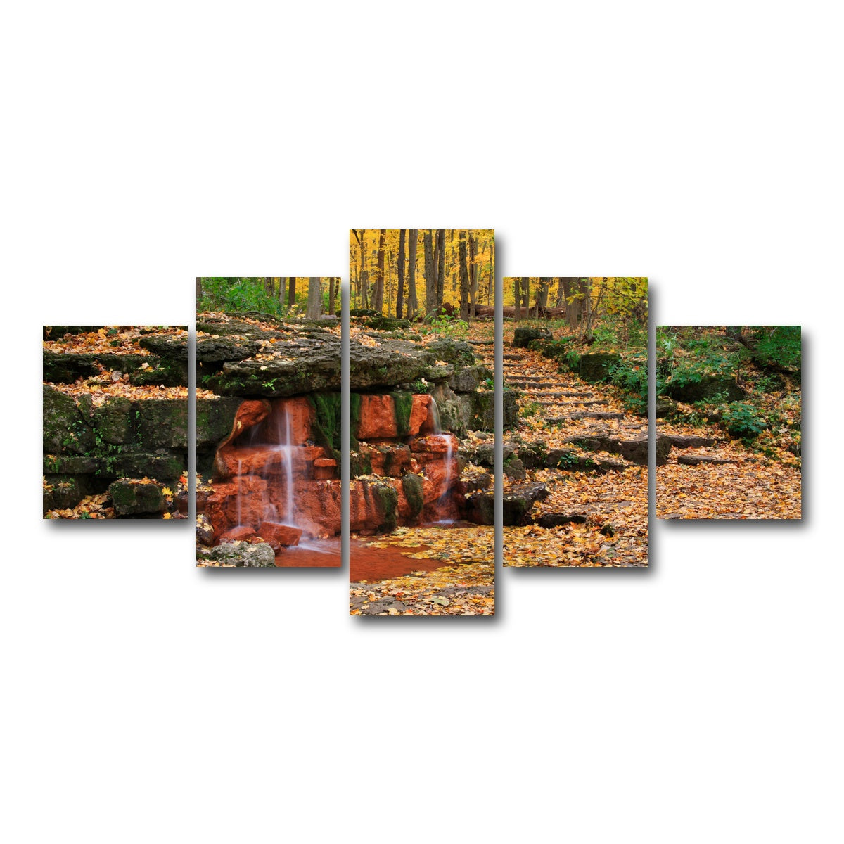 AUTO-MOCKUP WHITE | Glen Helen Nature Preserve | 5 Piece | Gallery Wrap Canvas | group=5_short