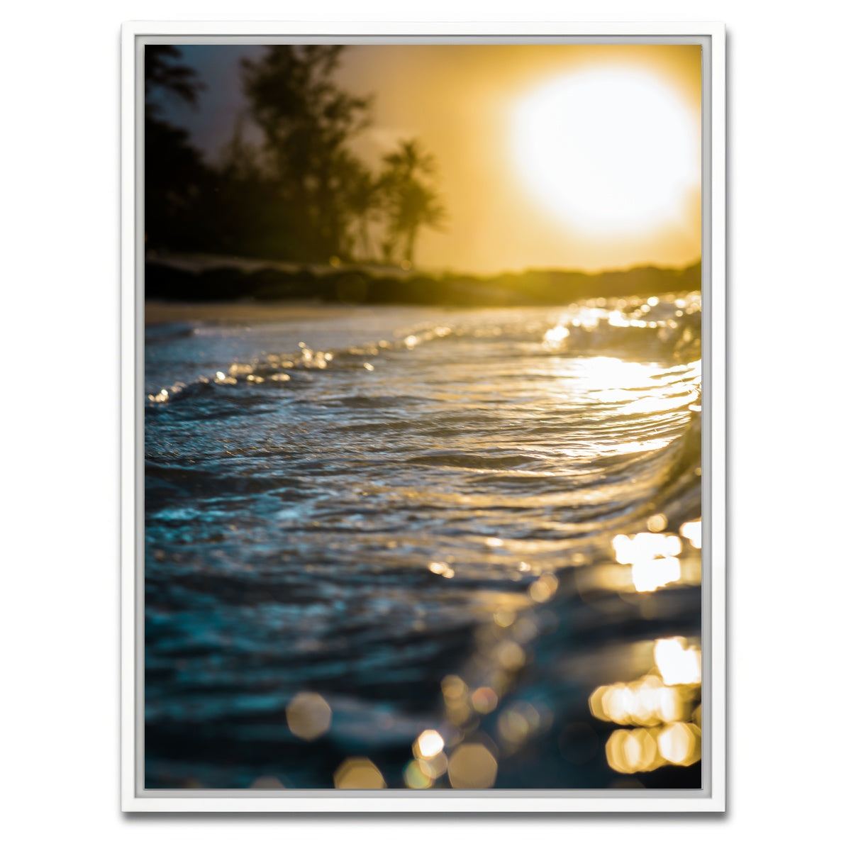 AUTO-MOCKUP WHITE | Glistening Waters | 1 Piece | White Framed Canvas | group=3x4