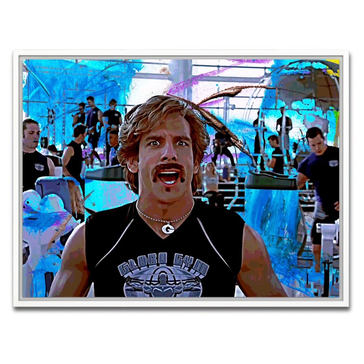 AUTO-MOCKUP WHITE | Globo Gym | 1 Piece | White Framed Canvas | group=4x3