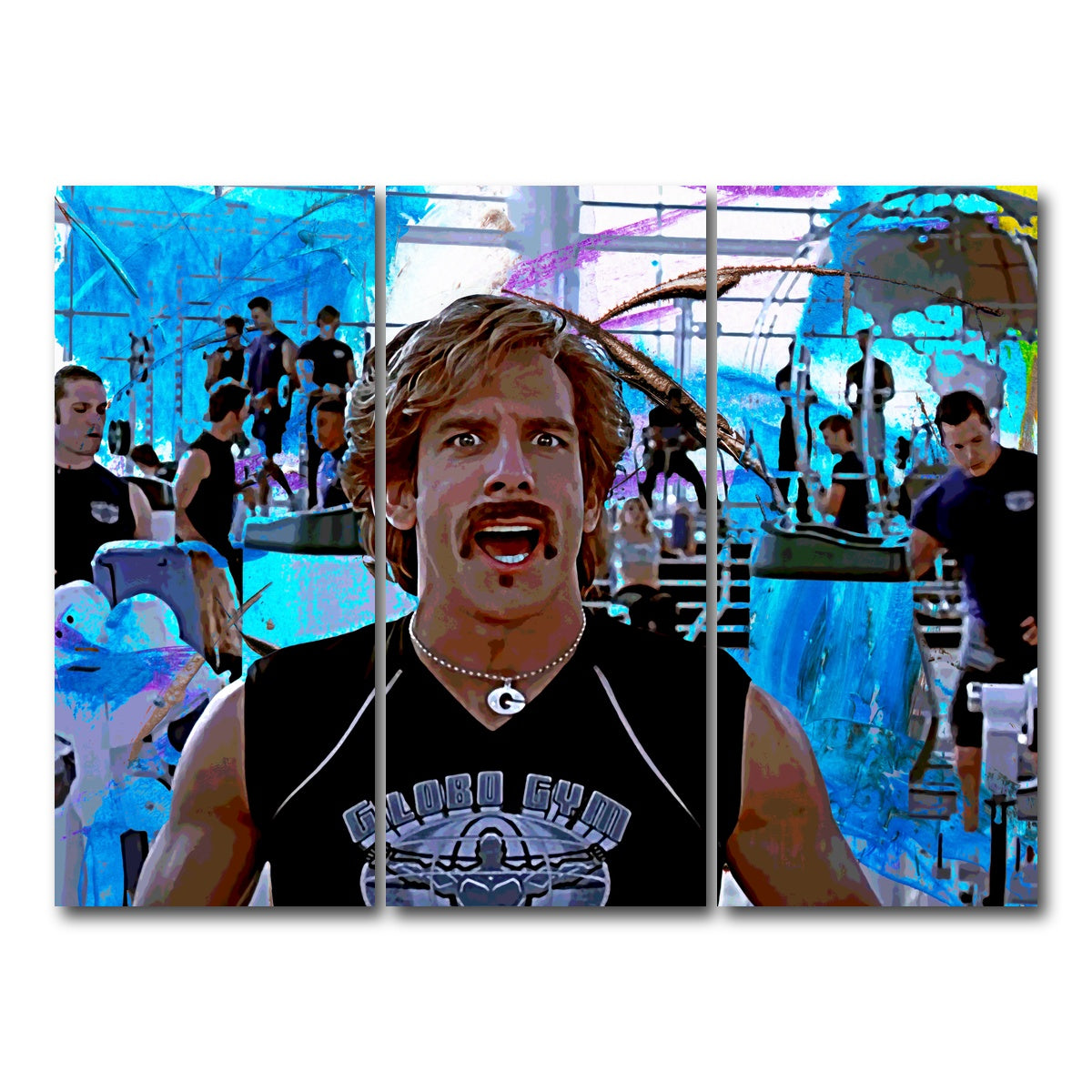 AUTO-MOCKUP WHITE | Globo Gym | 3 Piece | Gallery Wrap Canvas | group=8x18