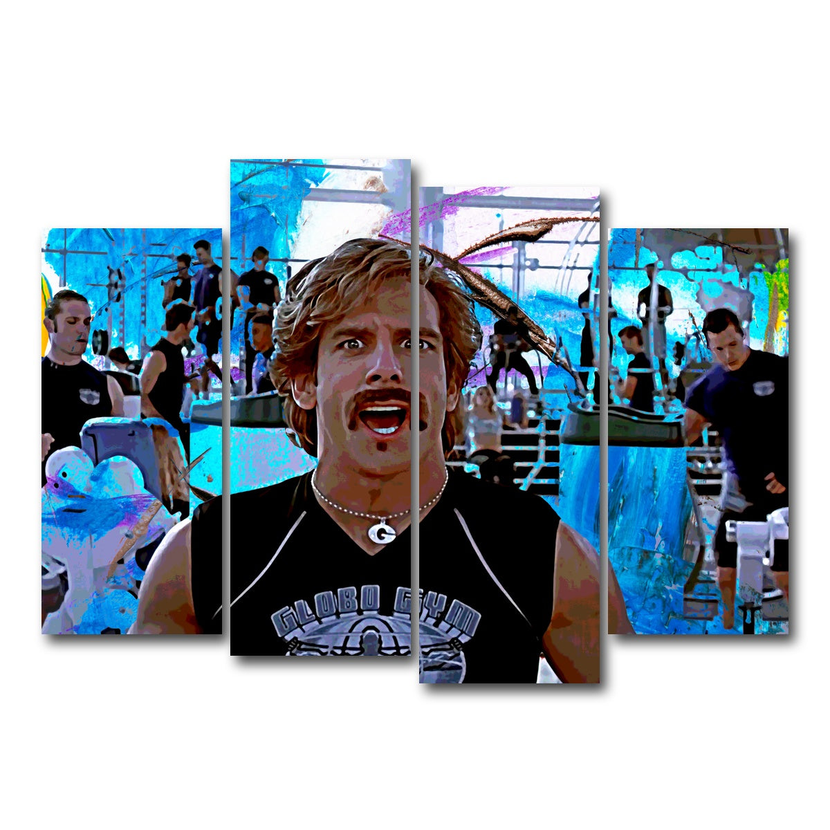 AUTO-MOCKUP WHITE | Globo Gym | 4 Piece | Gallery Wrap Canvas | group=4_normal