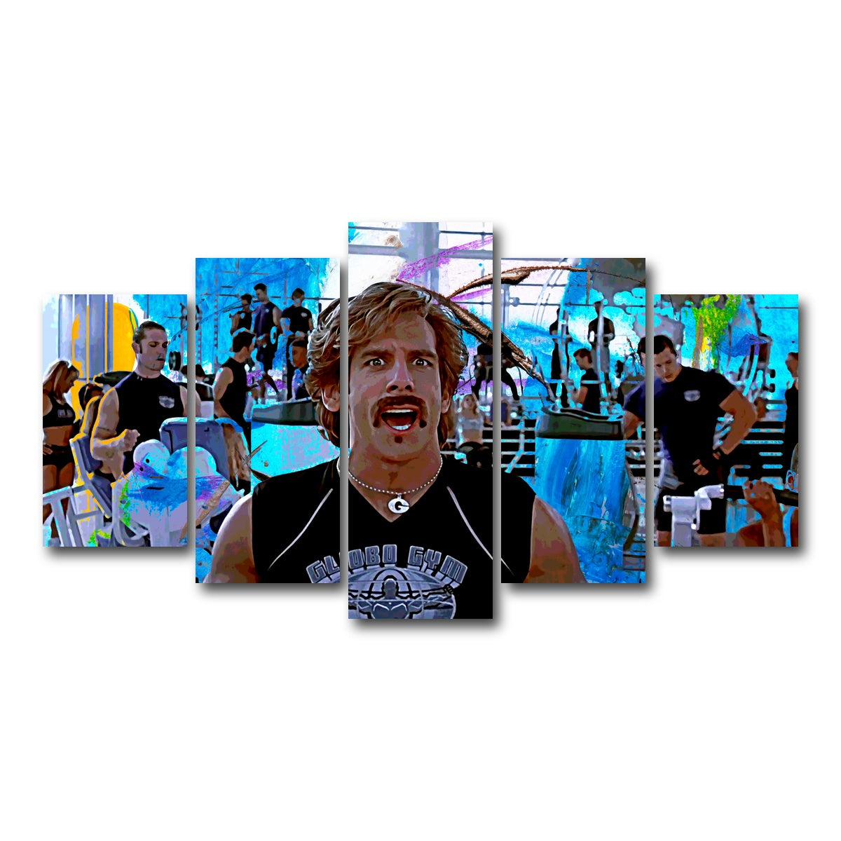 AUTO-MOCKUP WHITE | Globo Gym | 5 Piece | Gallery Wrap Canvas | group=5_normal
