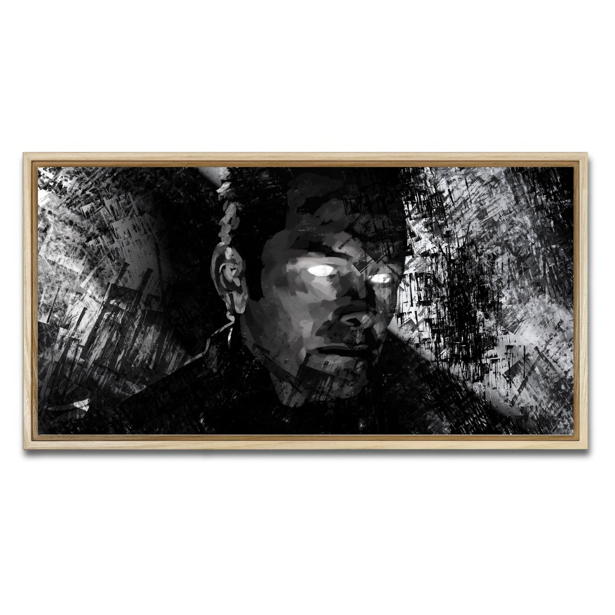 AUTO-MOCKUP WHITE | Glow | 1 Piece | Natural Framed Canvas | group=2x1