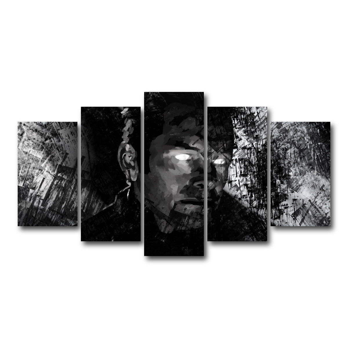 AUTO-MOCKUP WHITE | Glow | 5 Piece | Gallery Wrap Canvas | group=5_normal