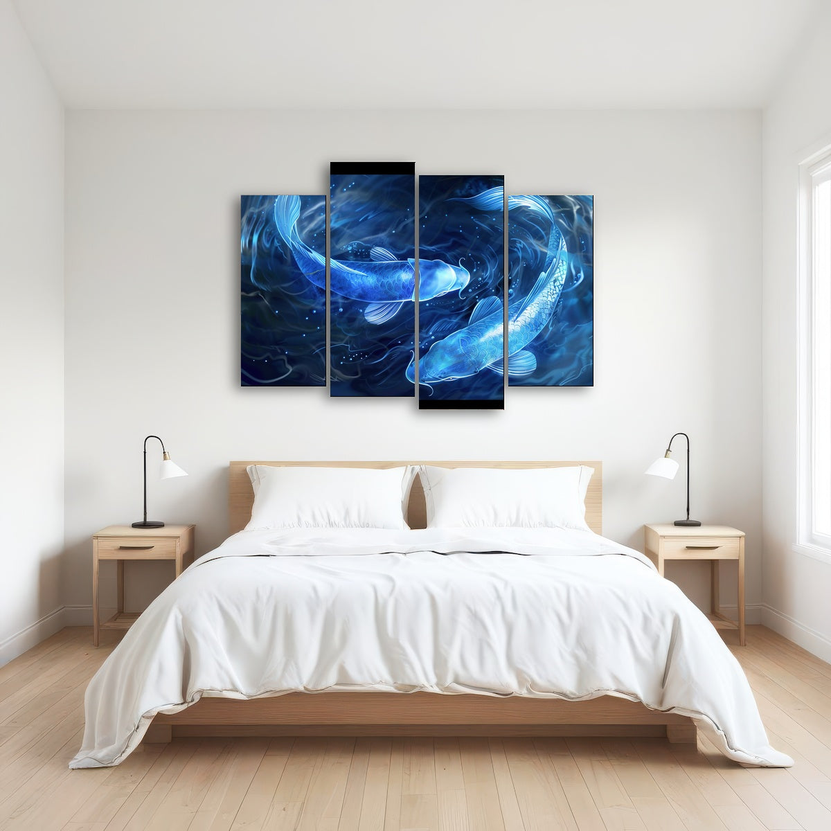 AUTO-MOCKUP ROOM | Glowing Koi Fish