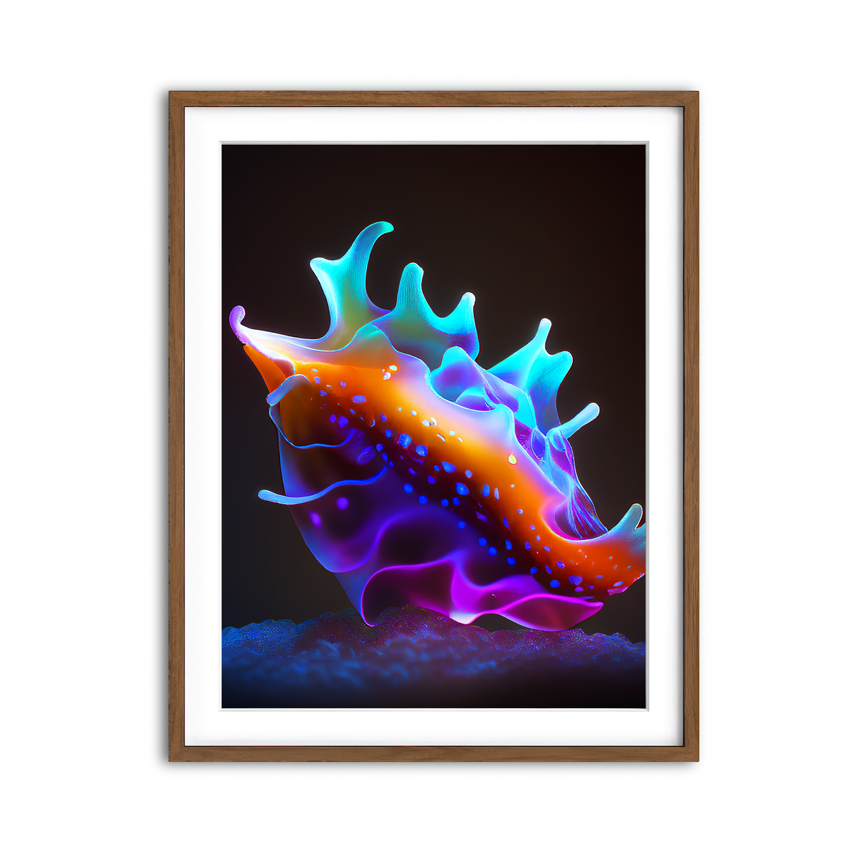 Framed Print 3x4 Walnut