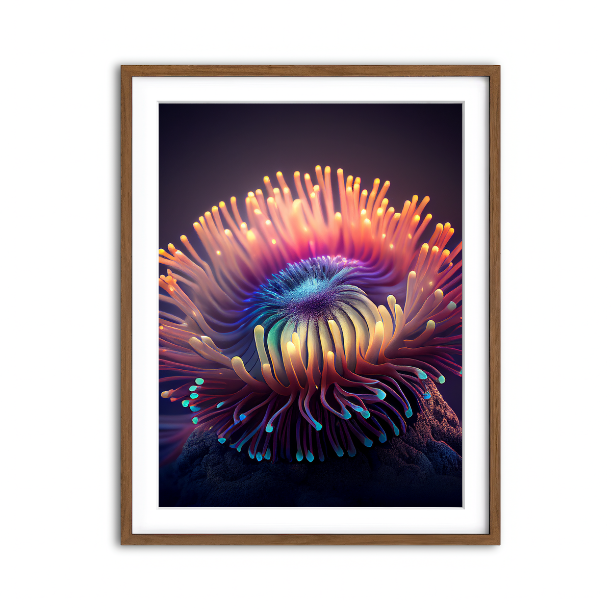 Framed Print 3x4 Walnut