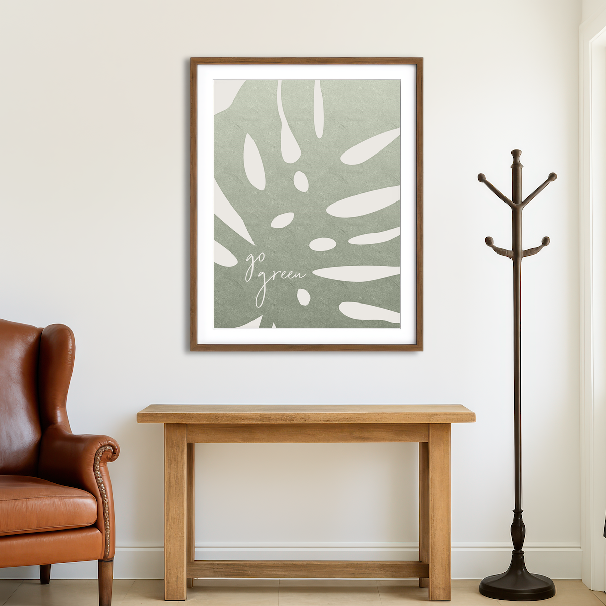 AUTO-MOCKUP ROOM | Go Green Wall Art