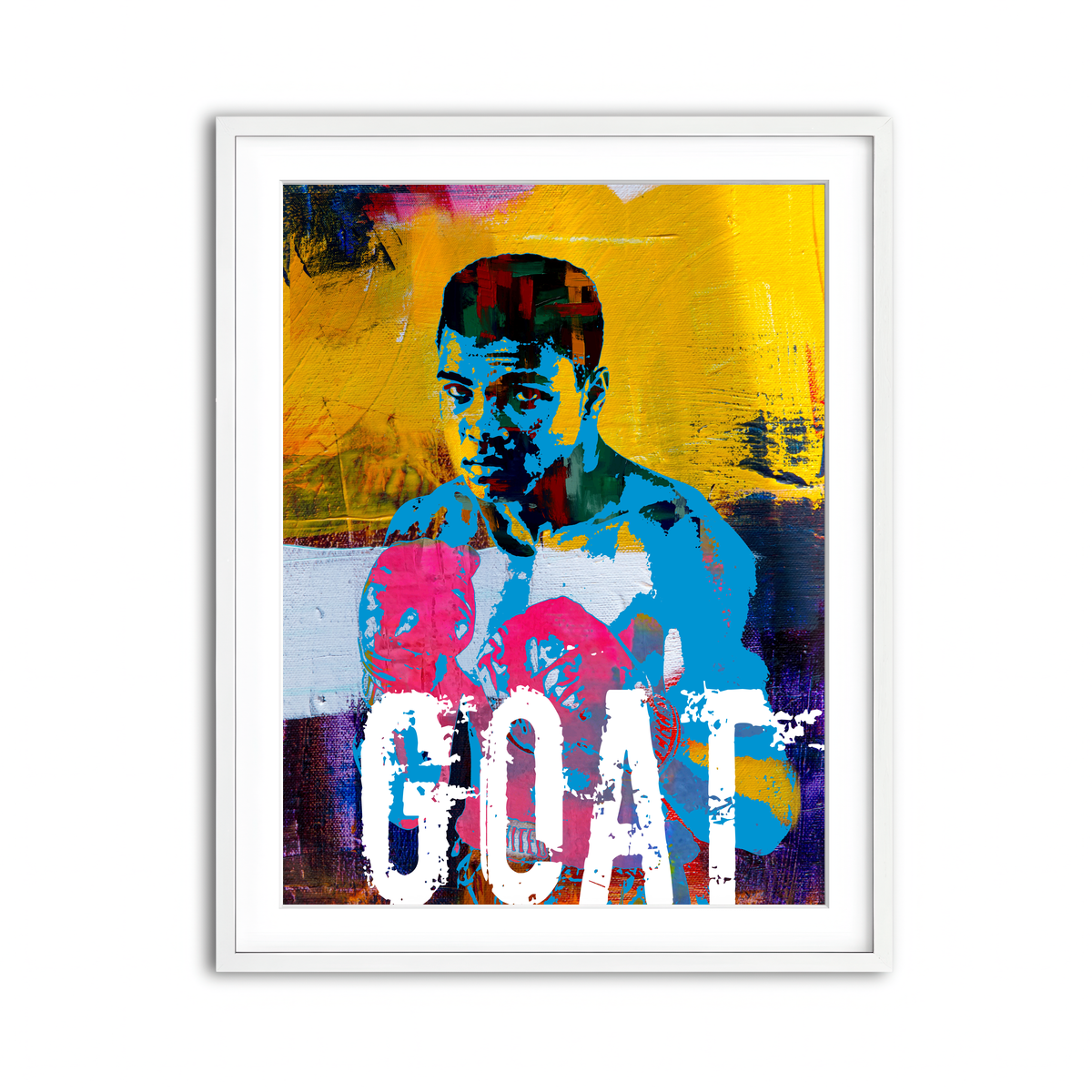 Framed Print 3x4 White