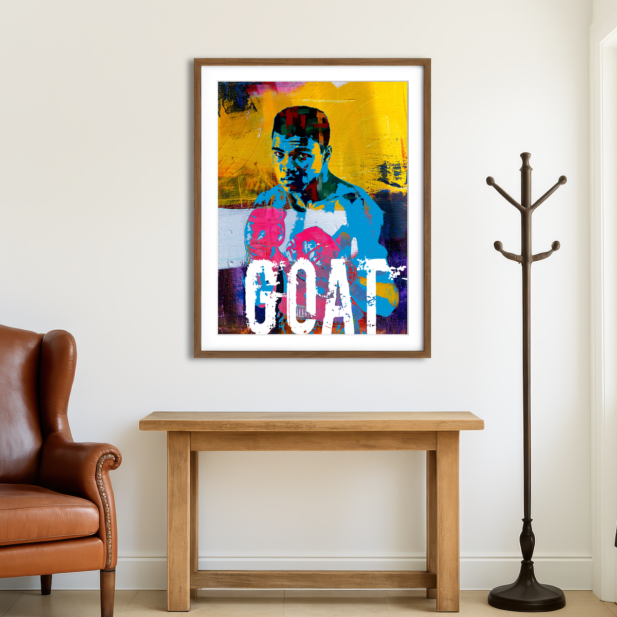 AUTO-MOCKUP ROOM | Goat Ali Wall Art