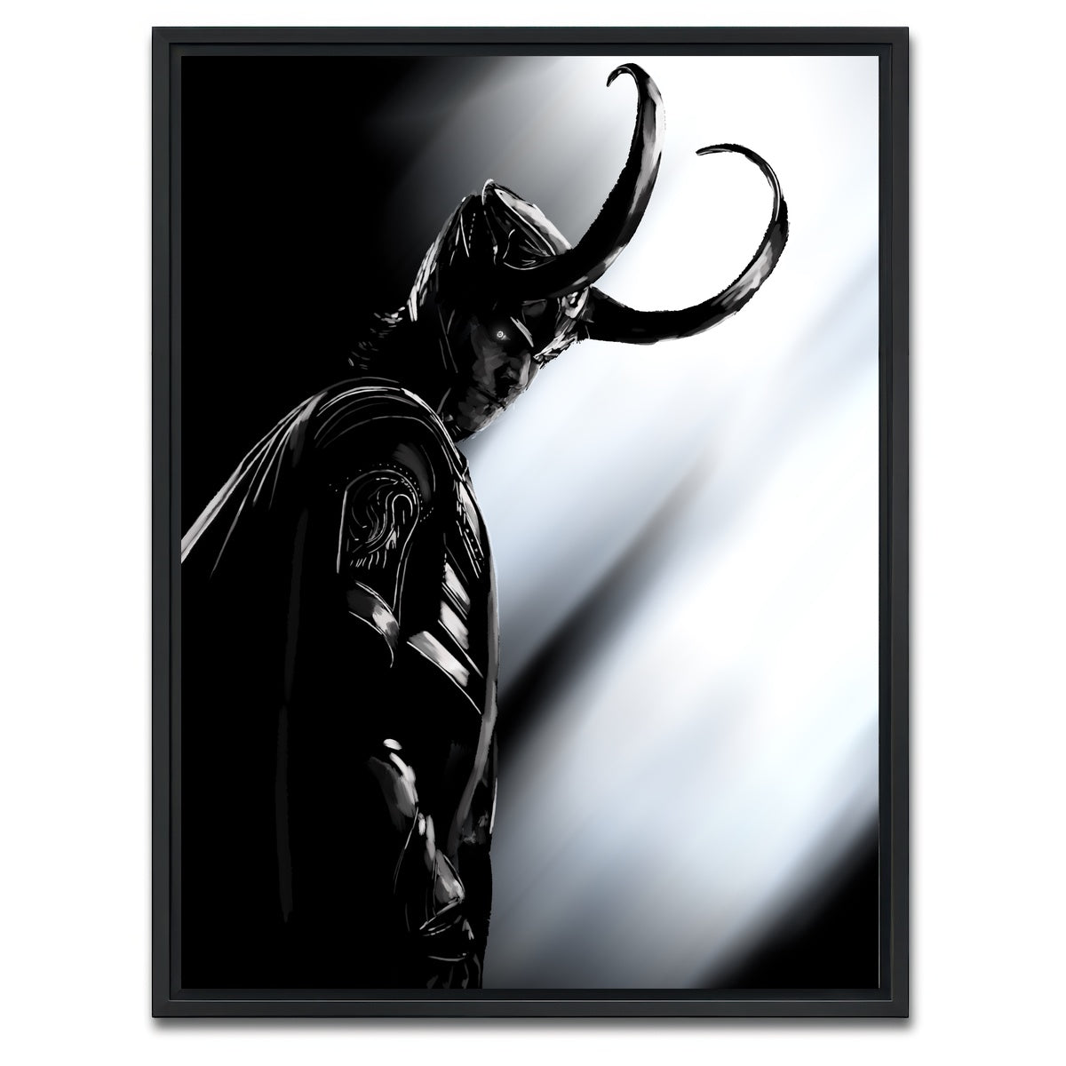 AUTO-MOCKUP WHITE | God Of Mischief | 1 Piece | Black Framed Canvas | group=3x4