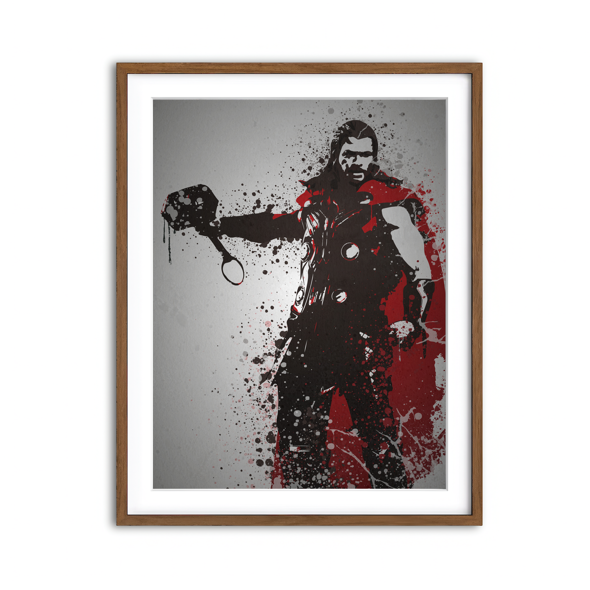 Framed Print 3x4 Walnut