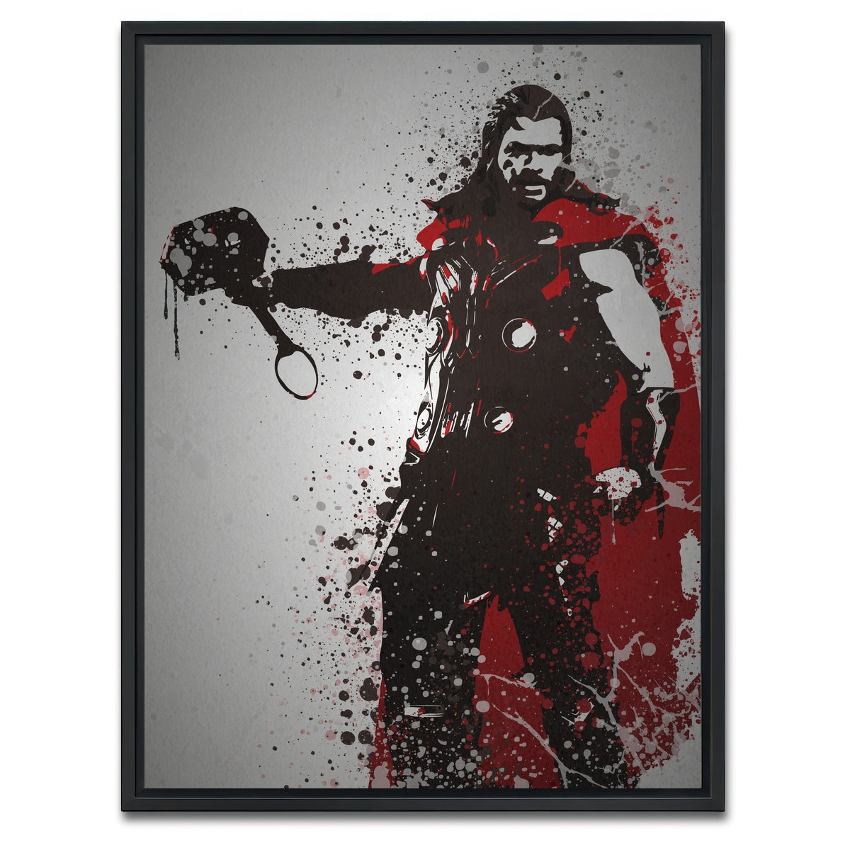 AUTO-MOCKUP WHITE | God of Thunder | 1 Piece | Black Framed Canvas | group=3x4