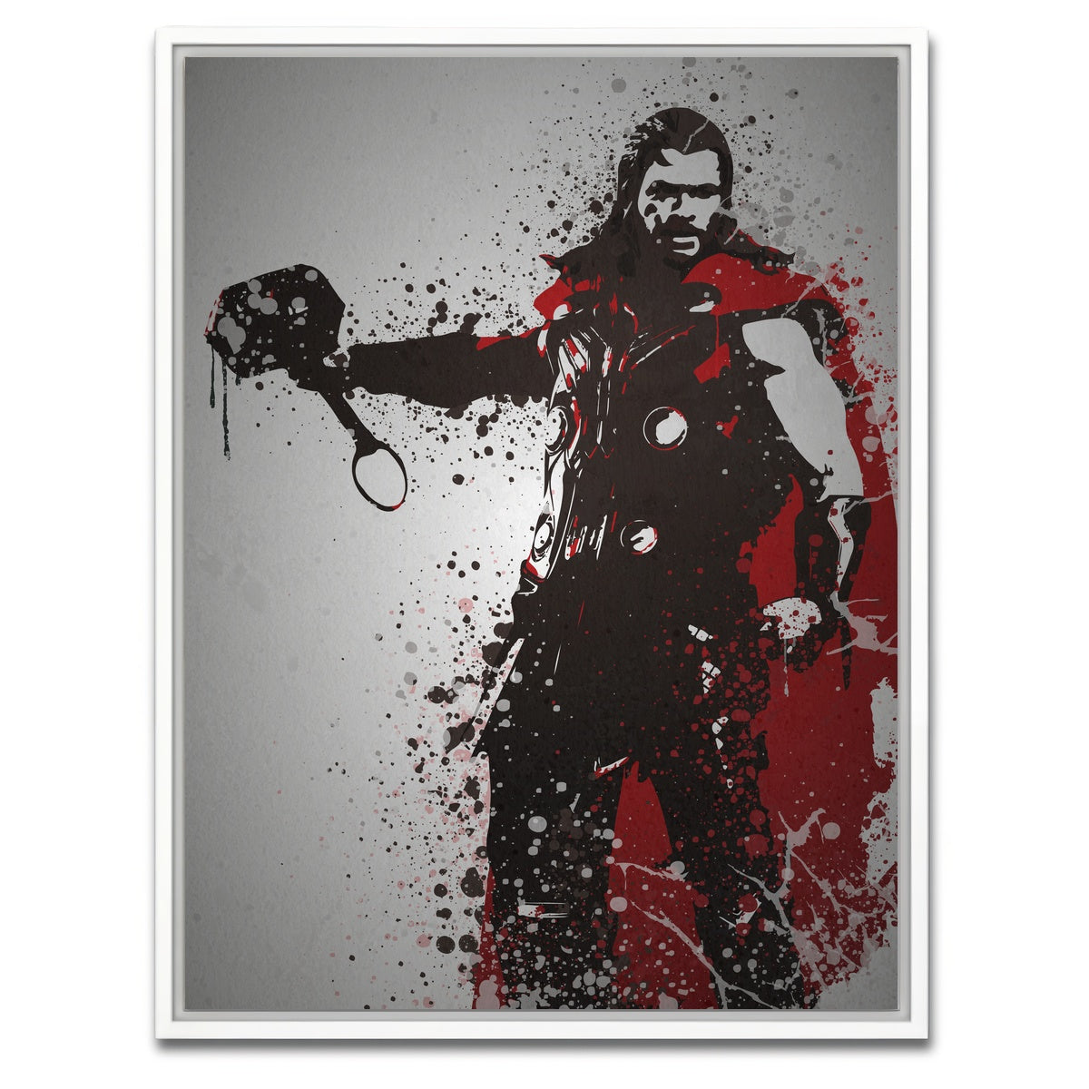 AUTO-MOCKUP WHITE | God of Thunder | 1 Piece | White Framed Canvas | group=3x4