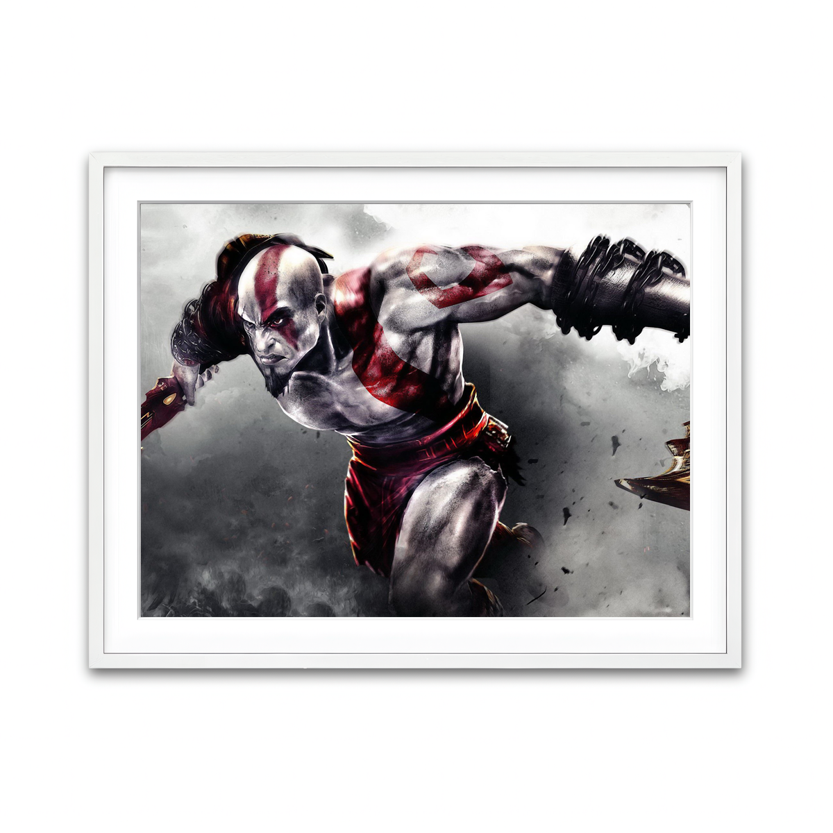 Framed Print 4x3 White