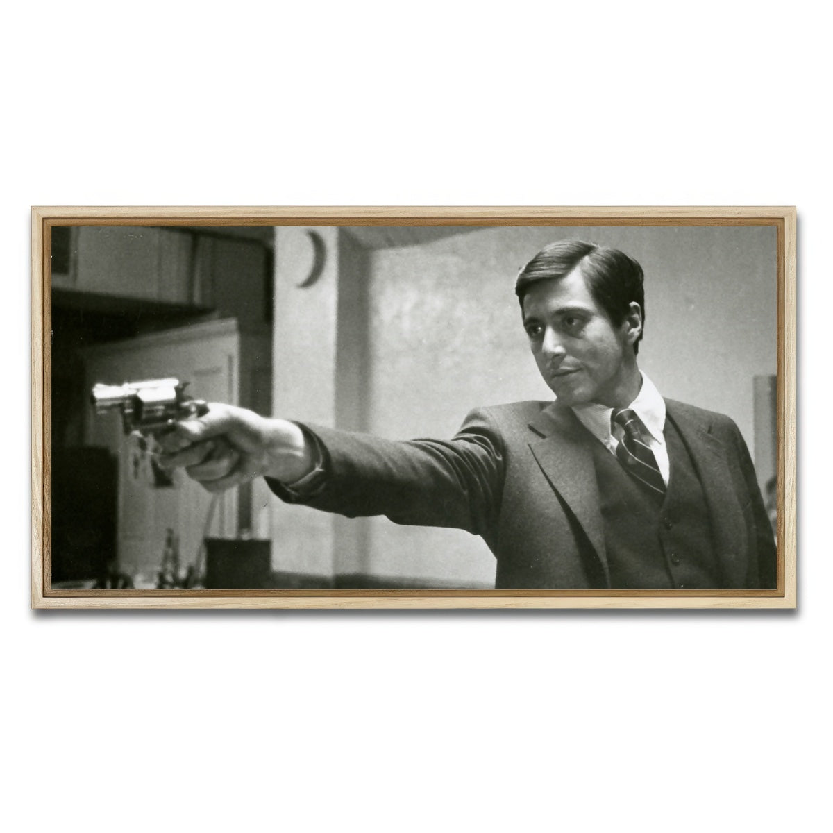 AUTO-MOCKUP WHITE | Godfather Michael | 1 Piece | Natural Framed Canvas | group=2x1