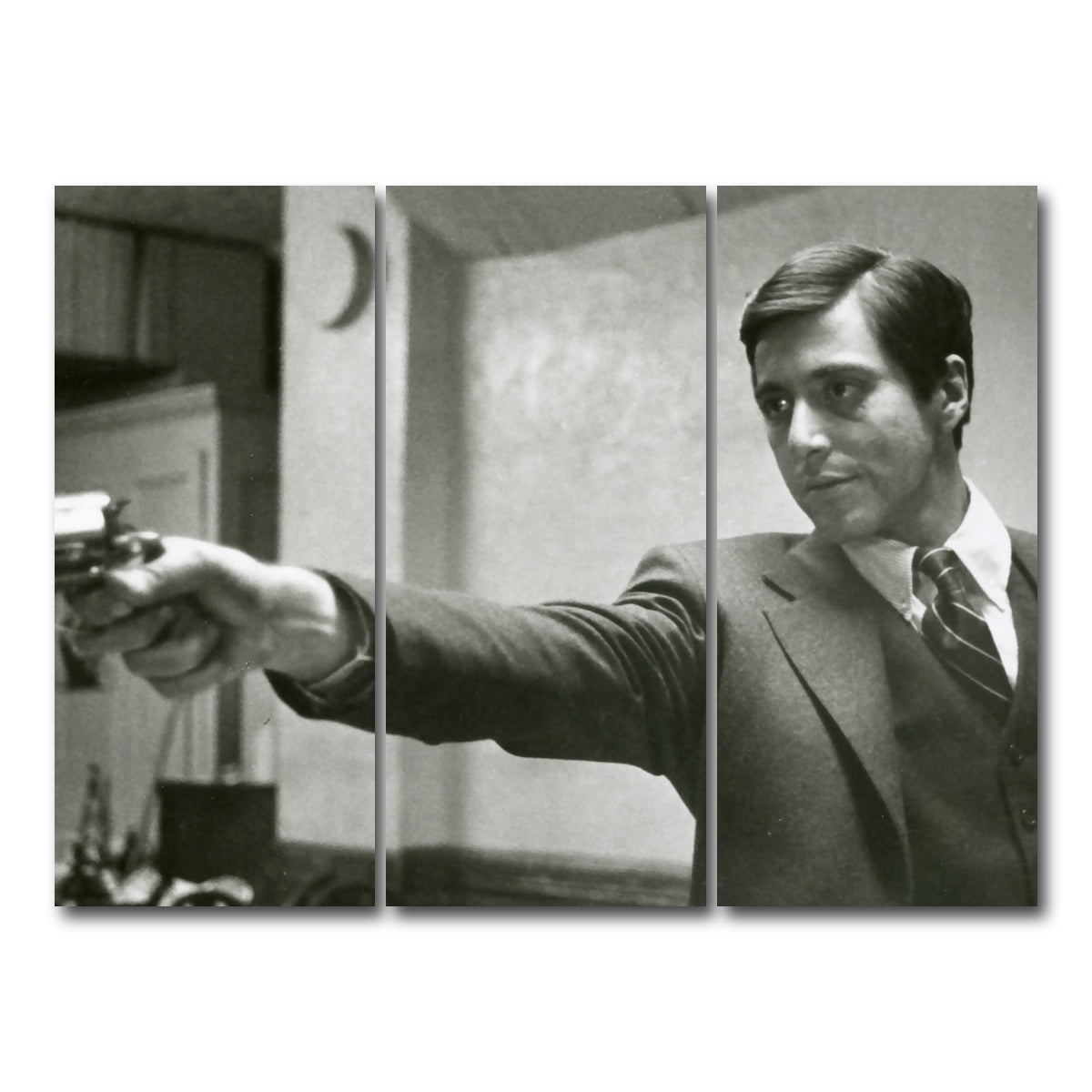 AUTO-MOCKUP WHITE | Godfather Michael | 3 Piece | Gallery Wrap Canvas | group=8x18