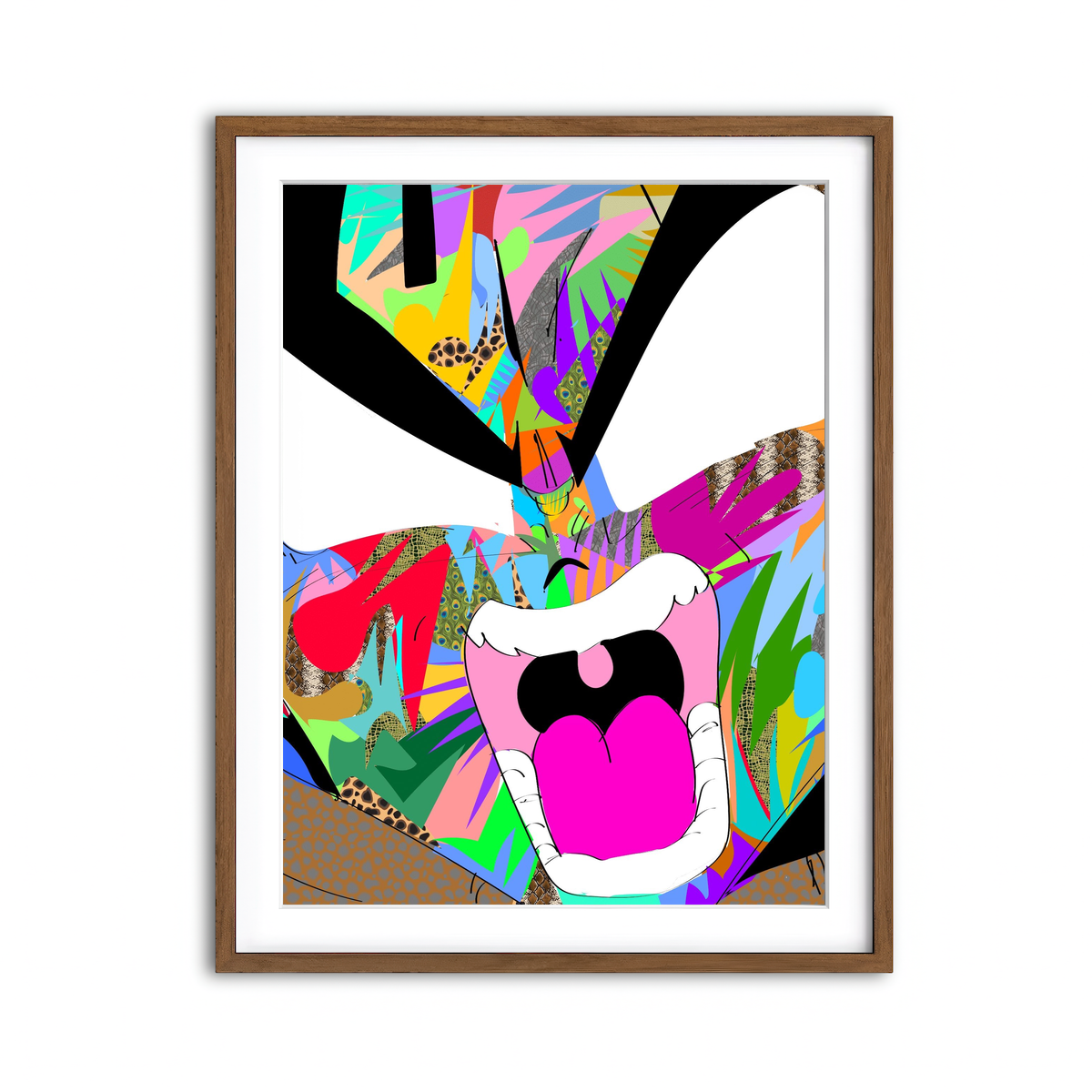 Framed Print 3x4 Walnut