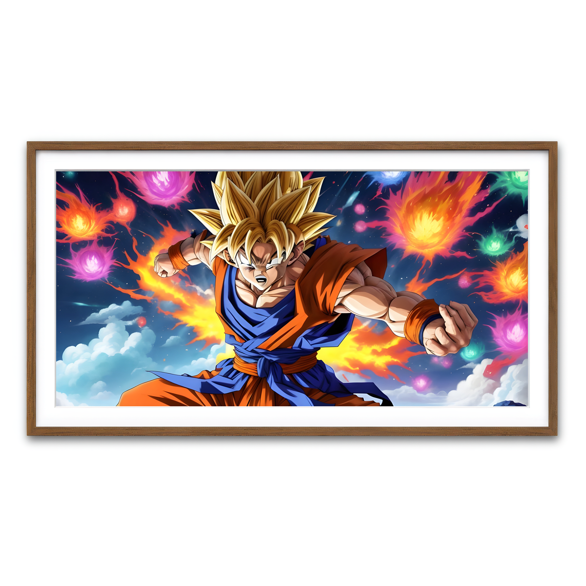 Framed Print 2x1 Walnut