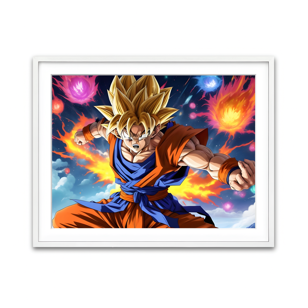 Framed Print 4x3 White