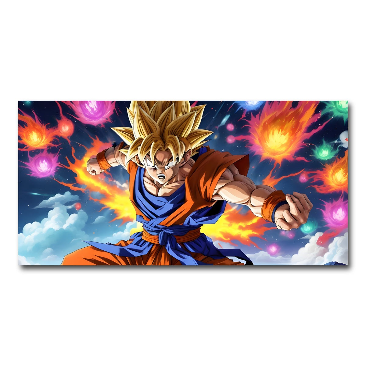 AUTO-MOCKUP WHITE | Goku Speed | 1 Piece | Gallery Wrap Canvas | group=2x1
