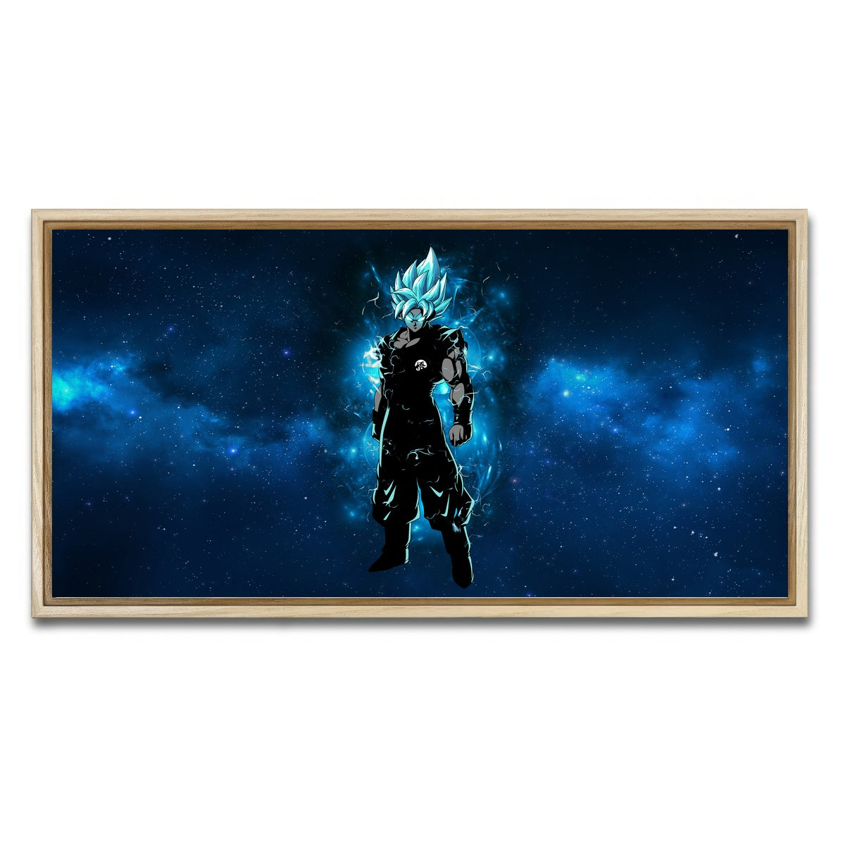 AUTO-MOCKUP WHITE | Goku | 1 Piece | Natural Framed Canvas | group=2x1