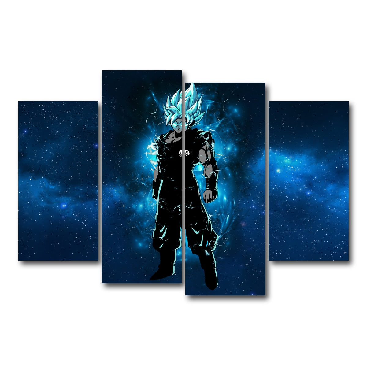 AUTO-MOCKUP WHITE | Goku | 4 Piece | Gallery Wrap Canvas | group=4_short