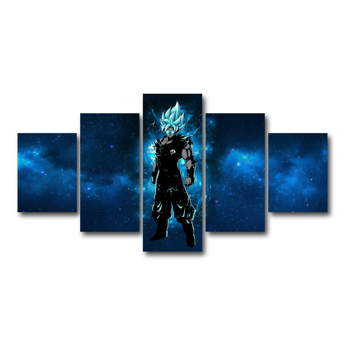 AUTO-MOCKUP WHITE | Goku | 5 Piece | Gallery Wrap Canvas | group=5_short