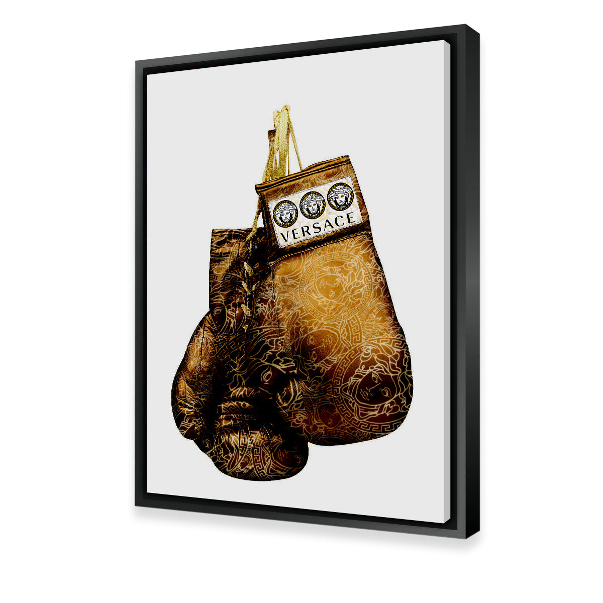 Gold Versace Gloves Wall Art