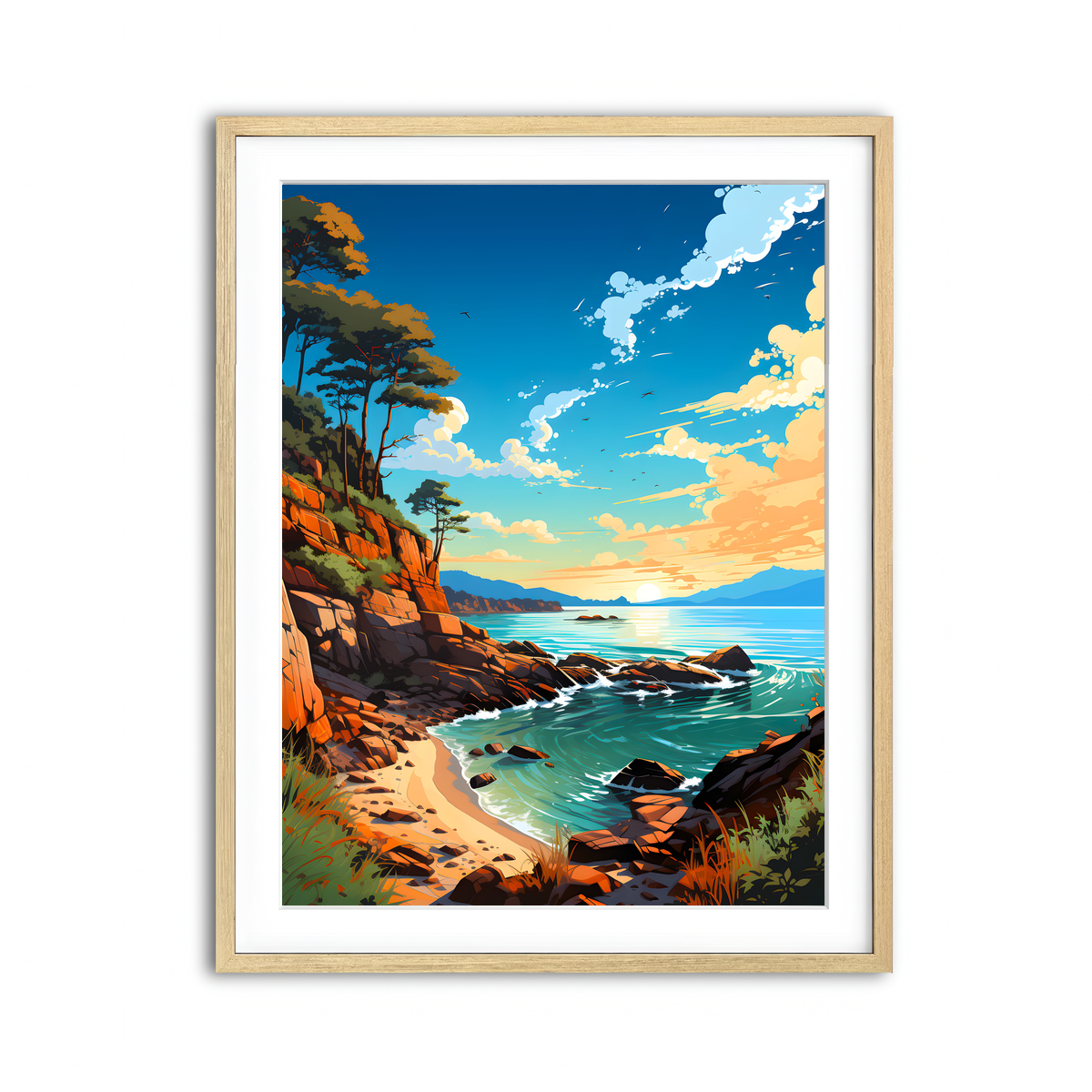 Framed Print 3x4 Natural