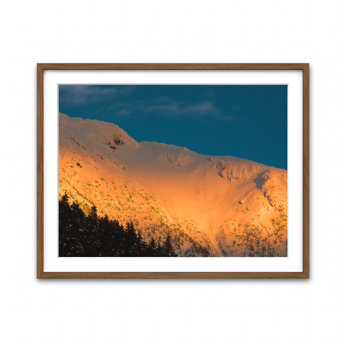Framed Print 4x3 Walnut