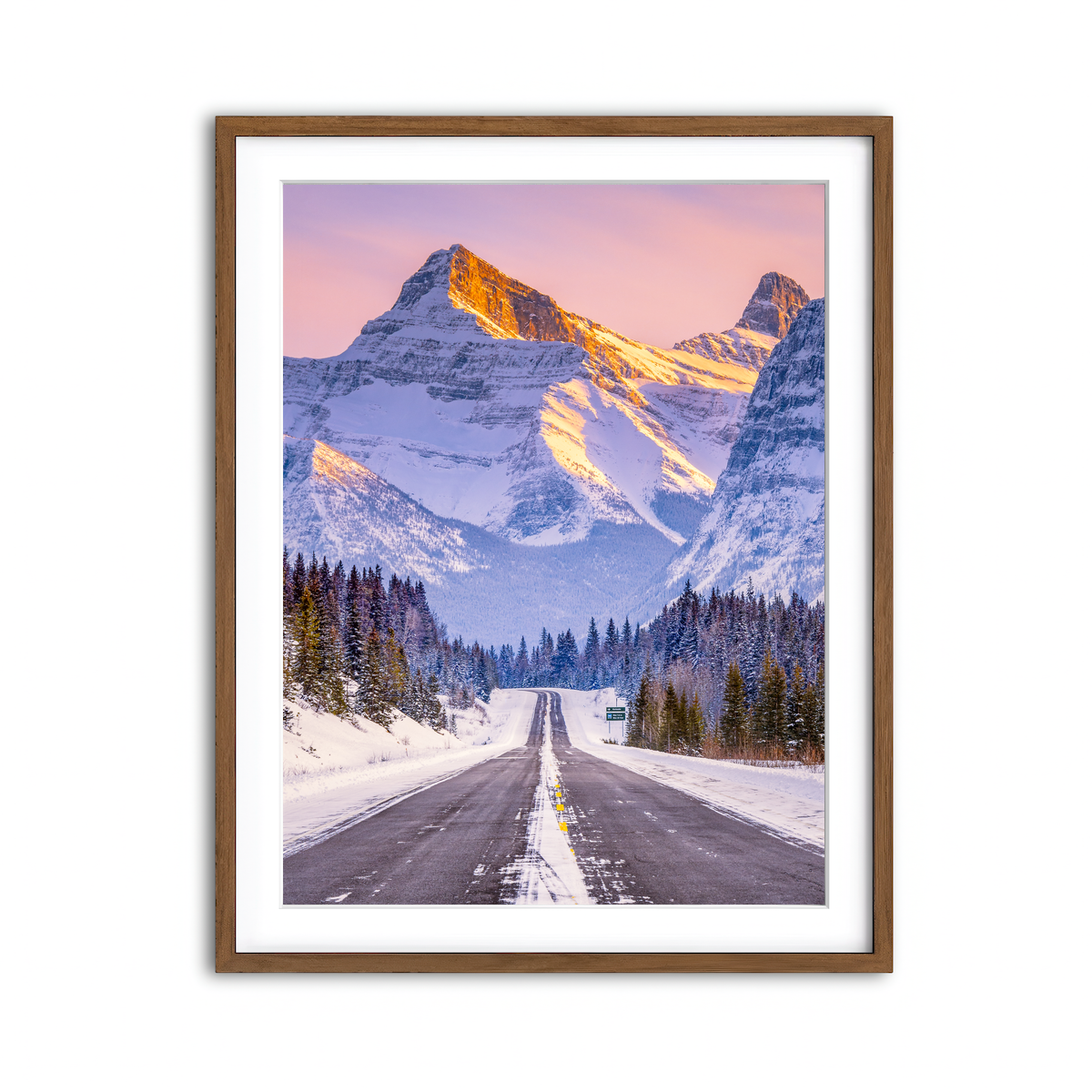 Framed Print 3x4 Walnut