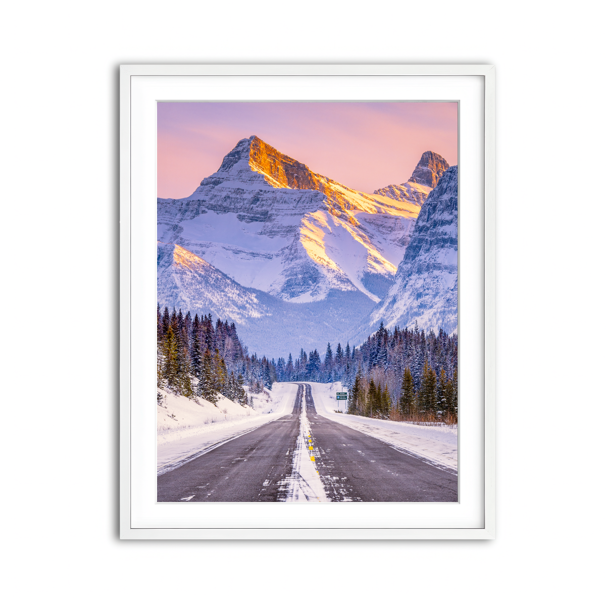 Framed Print 3x4 White